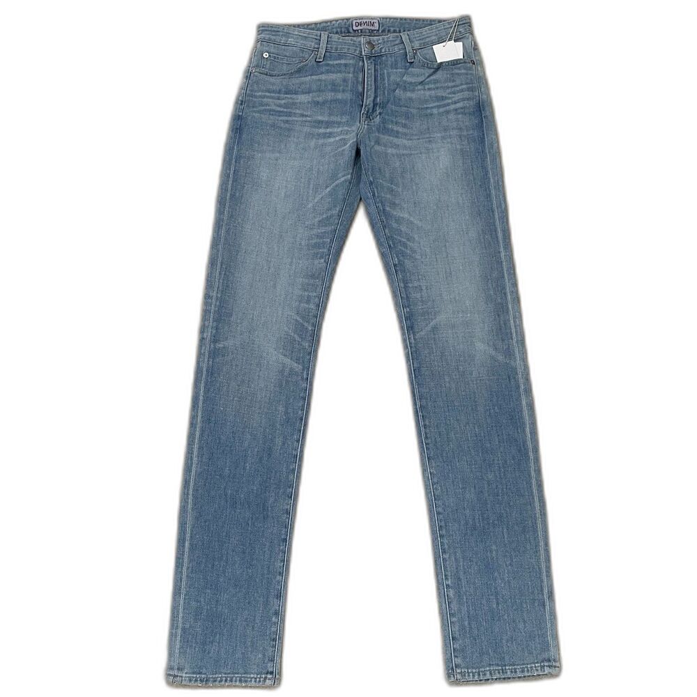 S.M.N Denim NWT Jeans Size 32 The Finn in Island Blue Cotton Blend Tapered Slim